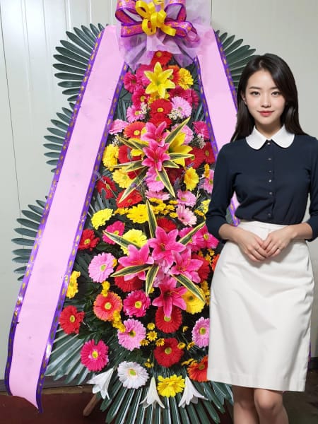 보타닉파크웨딩 3단화환 기본형